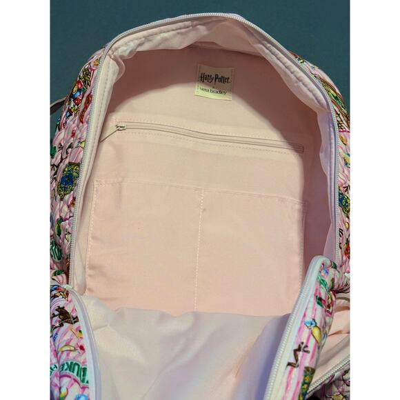 Vera Bradley Harry Potter Honeydukes Large Backpack NWT Pink Multi 17X12X7” main image 7